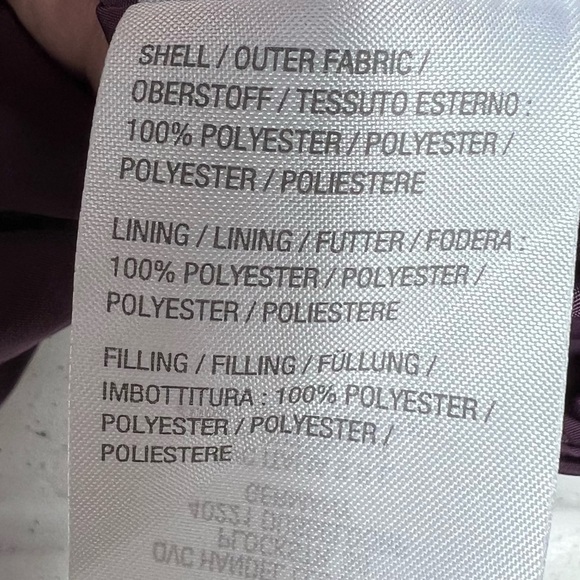 Zuda Purple Puffer Coat with waist drawstring - Picture 6 of 10